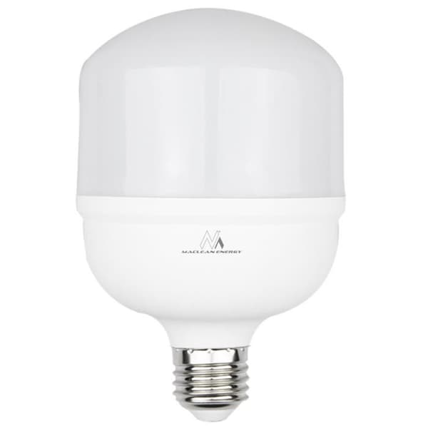 Maclean MCE303 CW LED-lampa, E27, 38W, 220-240V AC, kall vit, 6500K, 3990lm
