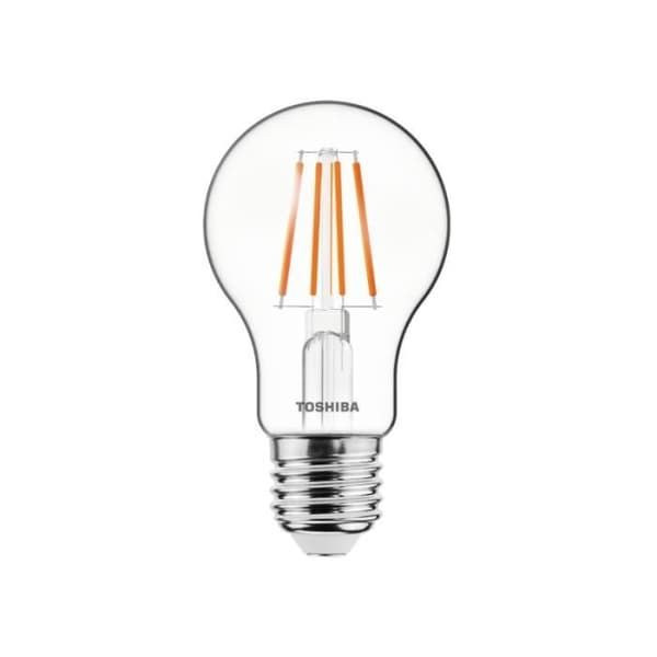 LED-lampa - TOSHIBA - A60 E27 - Varmvit - 7W - 2700K