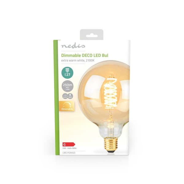 NEDIS LED-lampa 3,8 W 2100 K Mycket Varmljus
