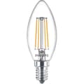 Miniatyrbild 3 av 4: PHILIPS LED-LAMPA E14 4-PACK 40W 2700K FILAMENT LJUS PHILIPS BY SIGNI