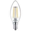 Miniatyrbild 1 av 4: PHILIPS LED-LAMPA E14 4-PACK 40W 2700K FILAMENT LJUS PHILIPS BY SIGNI