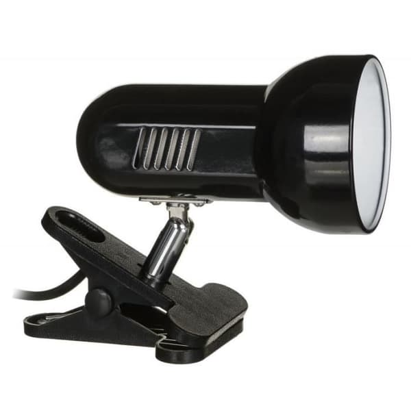 Skrivbordslampa med klämma - Activejet - AJE-CLIP LAMP BLACK - Svart - Metall - E27 Svart