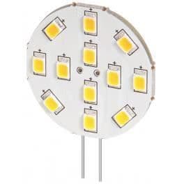 G4 LED-lampa 12V 2W kallvit diameter 30 mm