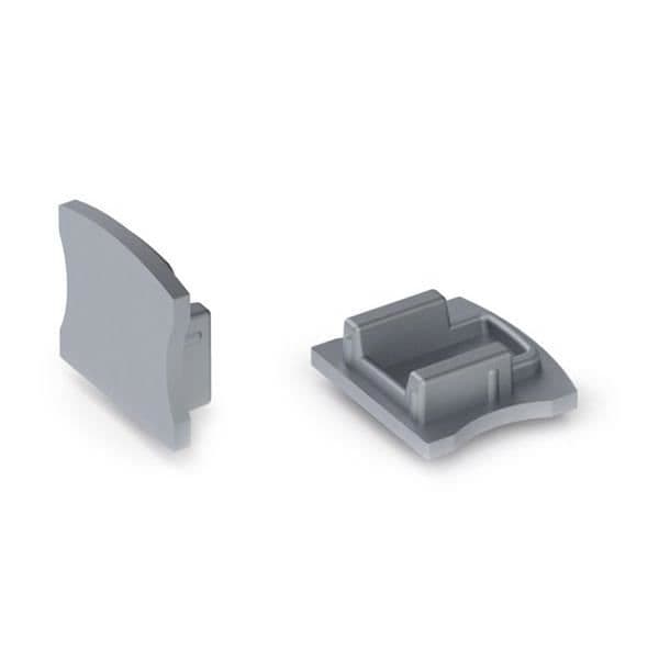 15 mm Slimline LED profil - VELLEMAN - Aluminium gavel utan kabelhål