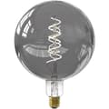 Miniatyrbillede 1 af 6: E27 LED-pære - CALEX - G200 SMART LED - 5 W - 130 lm - 2100 K - Dæmpbar - Titanium