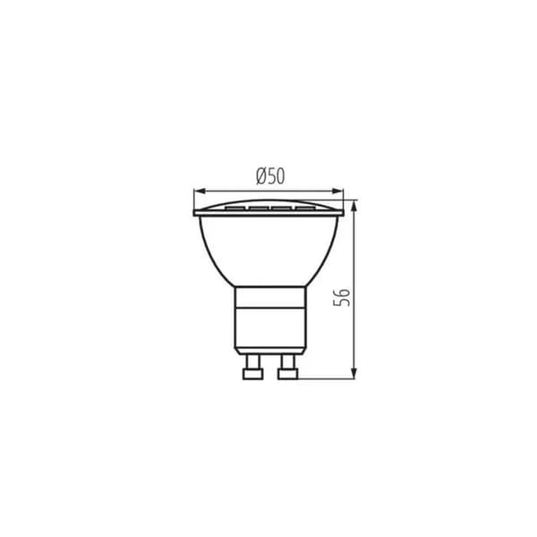 Spot LED 6W GU10 PAR16 520lm