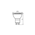 Miniatyrbild 2 av 3: Spot LED 6W GU10 PAR16 520lm