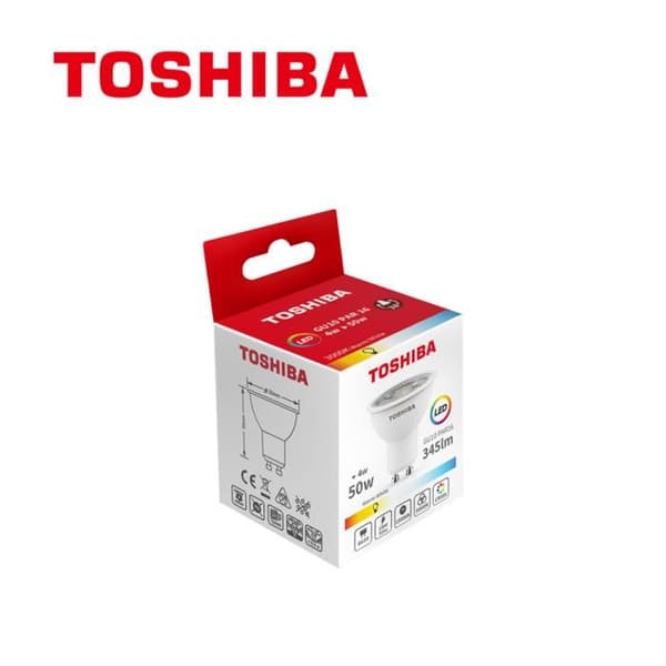 Ampoule LED Toshiba GU10 4W 3000K, AC 230V Reflektorlampa