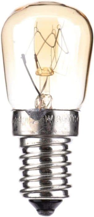 Glödlampa - LED-lampa - Airam halogenlampa - PP25MFF - 25 W ugnslampa E14 bas resistent till 300