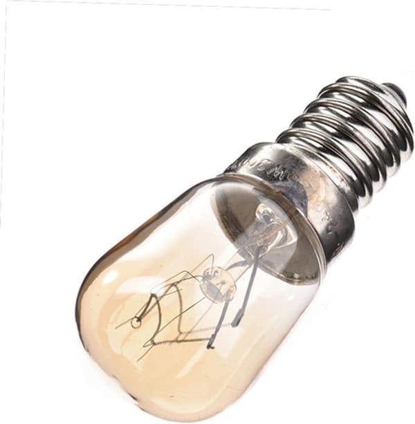 Glödlampa - LED-lampa - Airam halogenlampa - PP25MFF - 25 W ugnslampa E14 bas resistent till 300