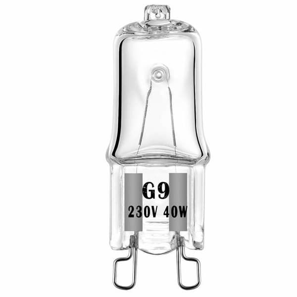 Eksave Paket med 10 G9 halogenlampor 40W 230V 520lm 2700K Dimbar Varmvit