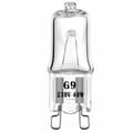 Miniatyrbild 1 av 4: Eksave Paket med 10 G9 halogenlampor 40W 230V 520lm 2700K Dimbar Varmvit