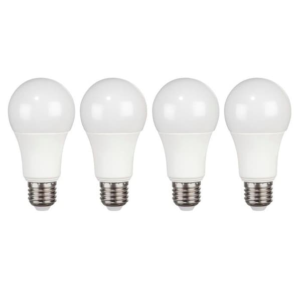 LED-lampa, E27, 806lm ers. 60W, glödlampa, varmvit, 4 st.