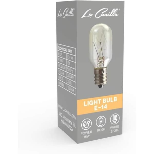 Glödlampa E-14 15W 220V La Canilla