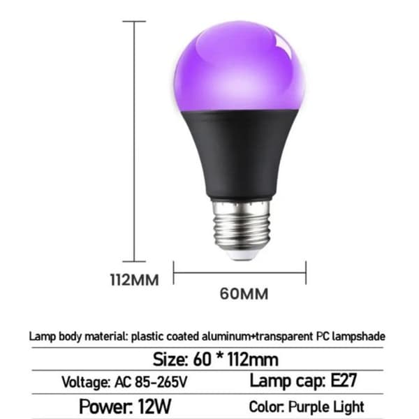 Glödlampa - Paulmann - 59070 - 75W - E27 - Svart ljus - 230V
