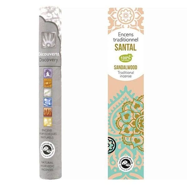 Sandelträ indisk rökelse 20 pinnar + ayurvedisk rökelse 14 pinnar