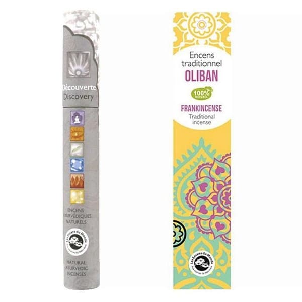 Indisk rökelse Frankincense 20 pinnar + ayurvedisk rökelse 14 pinnar