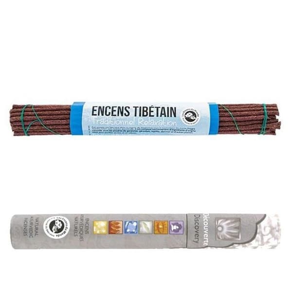 Tibetansk rökelse Relaxation 35 pinnar + ayurvedisk rökelse 14 pinnar