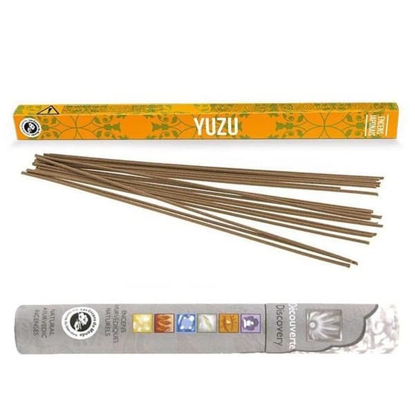 Yuzu japansk rökelse 12 pinnar + ayurvedisk rökelse 14 pinnar