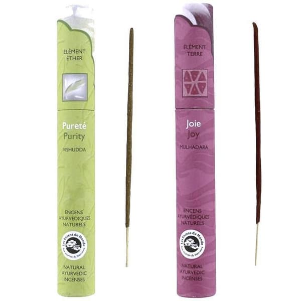 Duo av Ayurvedisk rökelse - Glädje &amp; Renhet