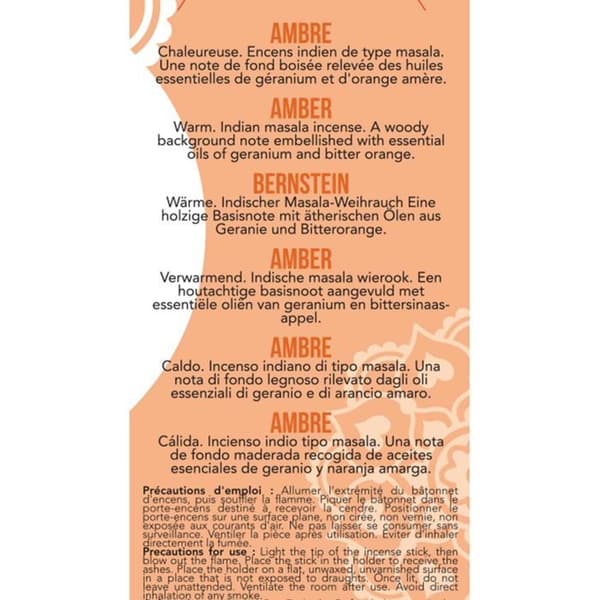 Amber indisk rökelse