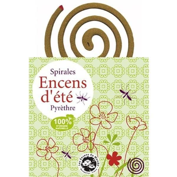 20 spiraler av naturlig myggavvisande rökelse 7h