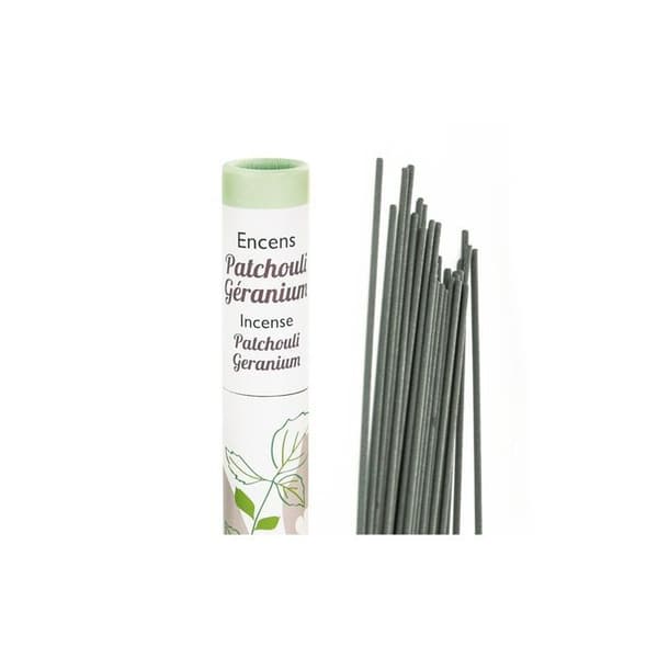 Patchouli-geranium rökelse 90 pinnar à 30 min