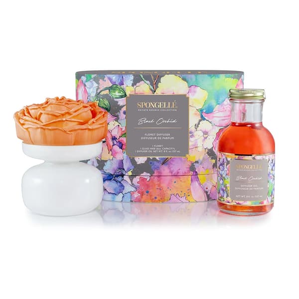 Spongelle® Private Reserve Floret Diffuusori Musta orkidea lahjasetti