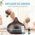 Miniatyrbild 3 av 4: TD® Aromaterapimaskin Färgglad färgskiftande ultraljudsluftrenare USB Hushållsljud Fjärrkontroll Luftfuktare