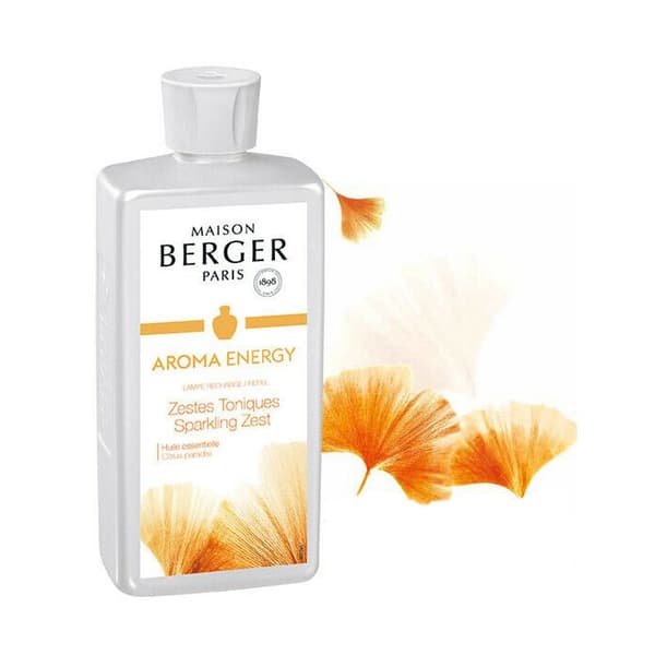 AROMA ENREGY TONIC ZEST PARFUMEREFILL 500 ML FÖR LAMPE BERGER DIFFUSER - MAISON BERGER PARI