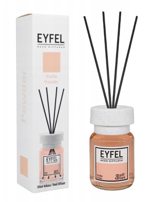 Lukt sprej - EYFEL - Puder - 120 ml - Elegant parfymessens - Unisex
