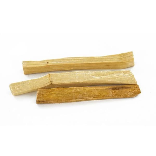 Rökelsehållare för grönt och guld + Vit sand + Palo Santo pinnar