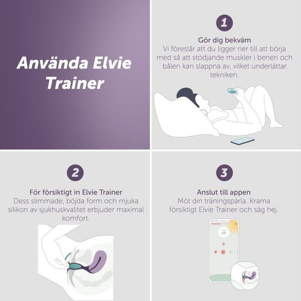 Elvie Trainer kniptränare med app