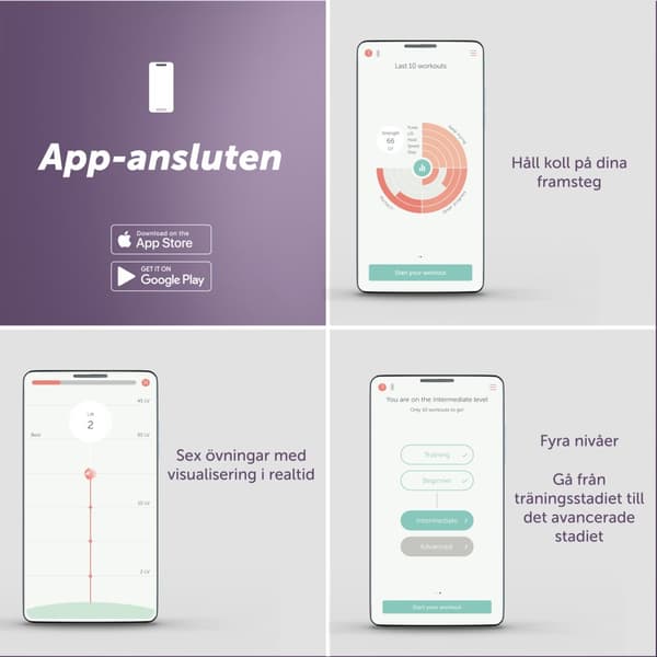Elvie Trainer kniptränare med app