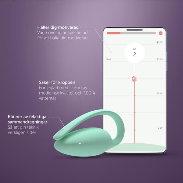 Elvie Trainer kniptränare med app