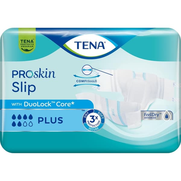 Inkoskydd TENA Slip Plus M 30/fp 3st
