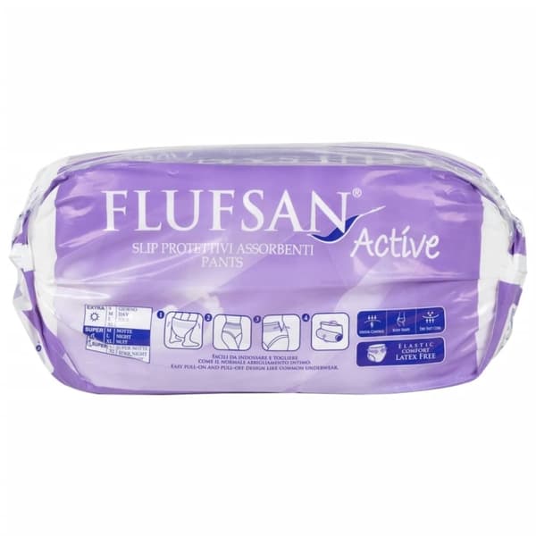 Flufsan Inkontinenssihousut aikuisille 14 kpl koko XL