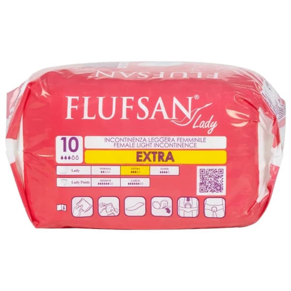vidaXL Flufsan inkontinensbind til kvinder 120 stk.