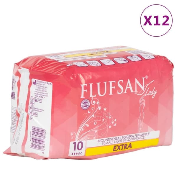 vidaXL Flufsan inkontinensbind til kvinder 120 stk.