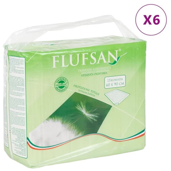 vidaXL Flufsan stiklagner 90 stk. 60x90 cm