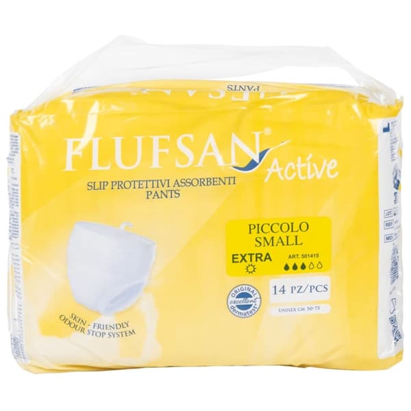 Flufsan Inkontinensbukse for voksne 14 stk str S