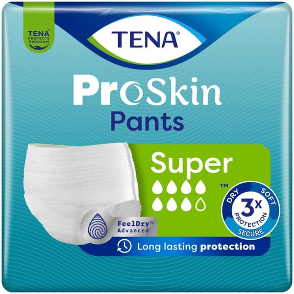 Inkoskydd TENA Pants Super XL 12/fp 4st