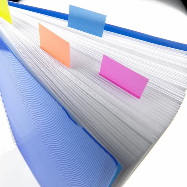Index POST-IT 25,4x43,2mm 3 färger 60/fp
