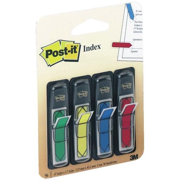 Index POST-IT pilar ljus färg 96/fp