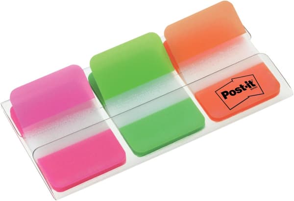 Index POST-IT stark 25,4x38,1r/g/o 66/fp