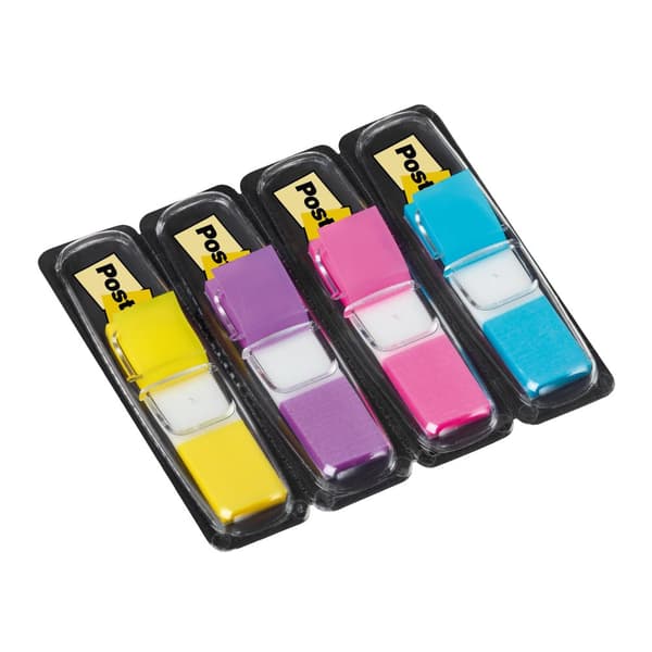 Index POST-IT 12X43mm neon 140/fp 6st