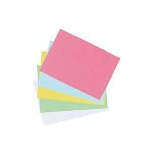 Herlitz-kort, A7-format, i grönt, fodrat, rosa