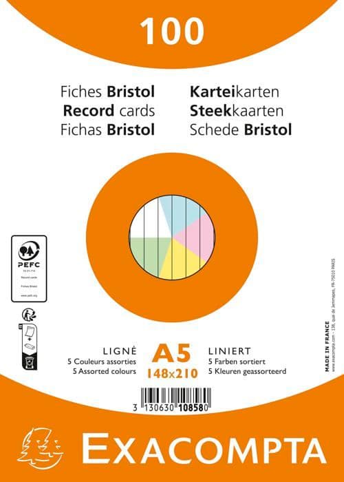 Fiche bristol Exacompta - 10858E