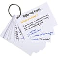 Miniatyrbild 5 av 6: Bristolkort - A7 105x74mm - Linjer - Perforerat - Med ring - Exacompta