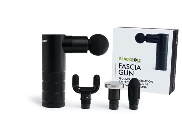 BLACKROLL Fascia Gun - Massagepistol - Afslapning - Nedkøling - Restitution - Vibration - Massageapparat - Aktivering
